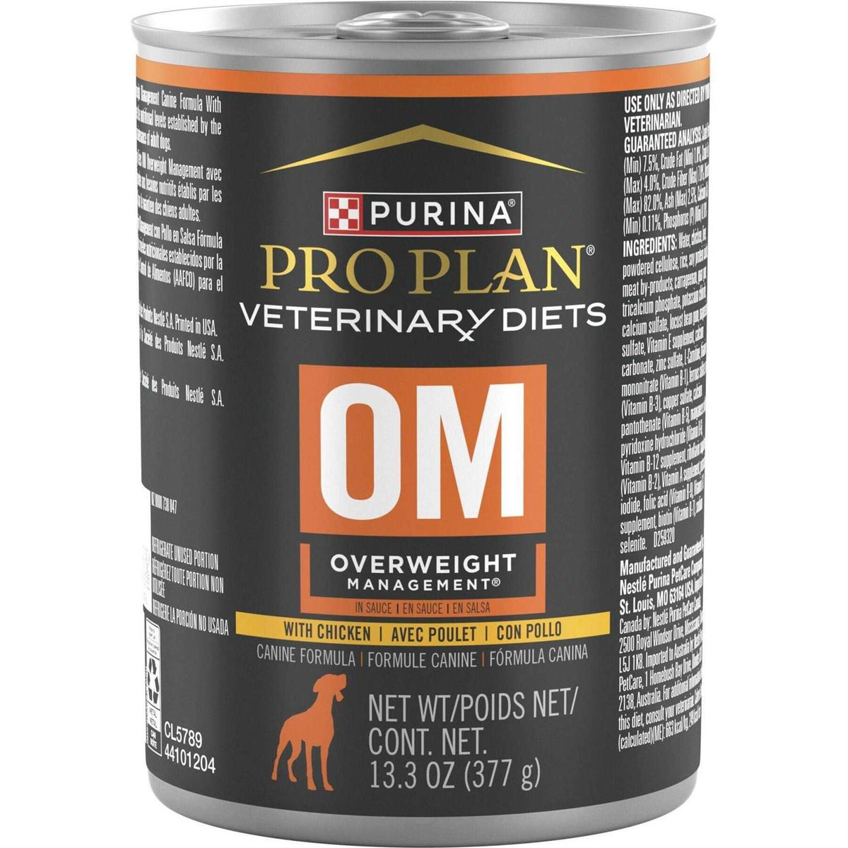 Overweight Management Formula Canned Dog Food B715