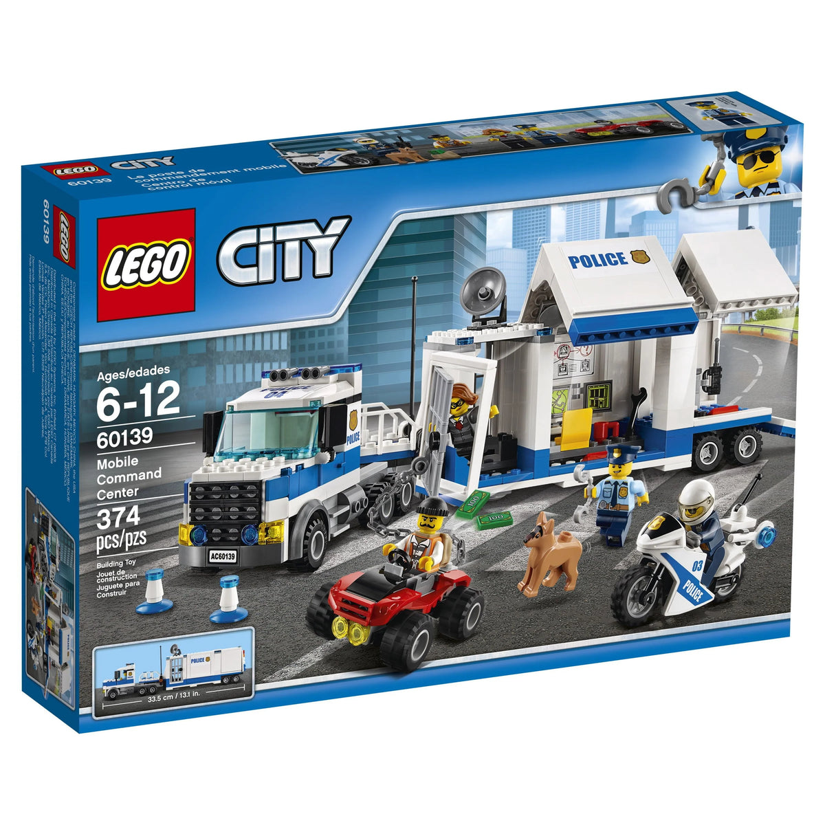 Police Mobile Command Center 374 Pieces J91750