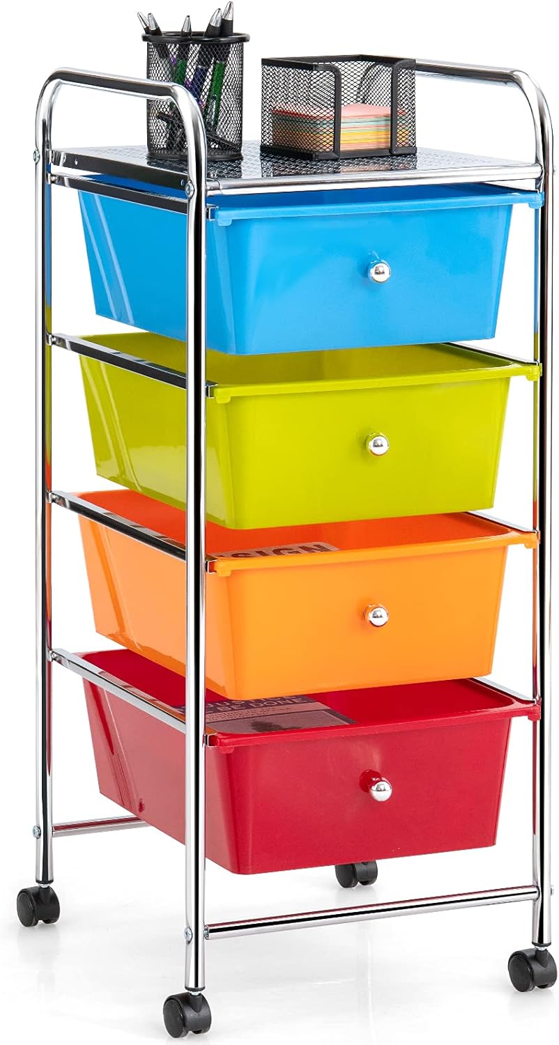 4 Drawer Rolling Storage Cart K52638