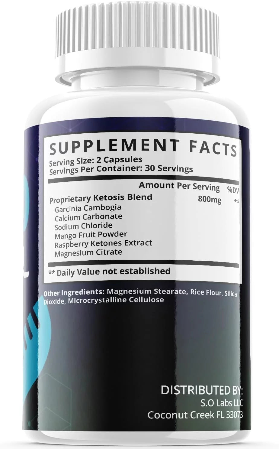 Keto Weight Loss Dietary Supplements 180 Capsules I5129