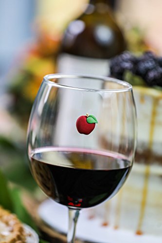 Magnetic Wine Glass Charms Set of 12 Drink Markers B152615