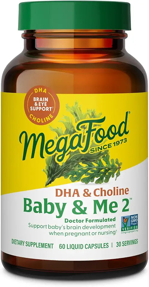 Plant-Based DHA and Choline 60 Capsules Q810219