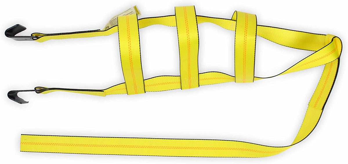 Tow Dolly Basket Straps with Flat Hooks 2-Pack X74810