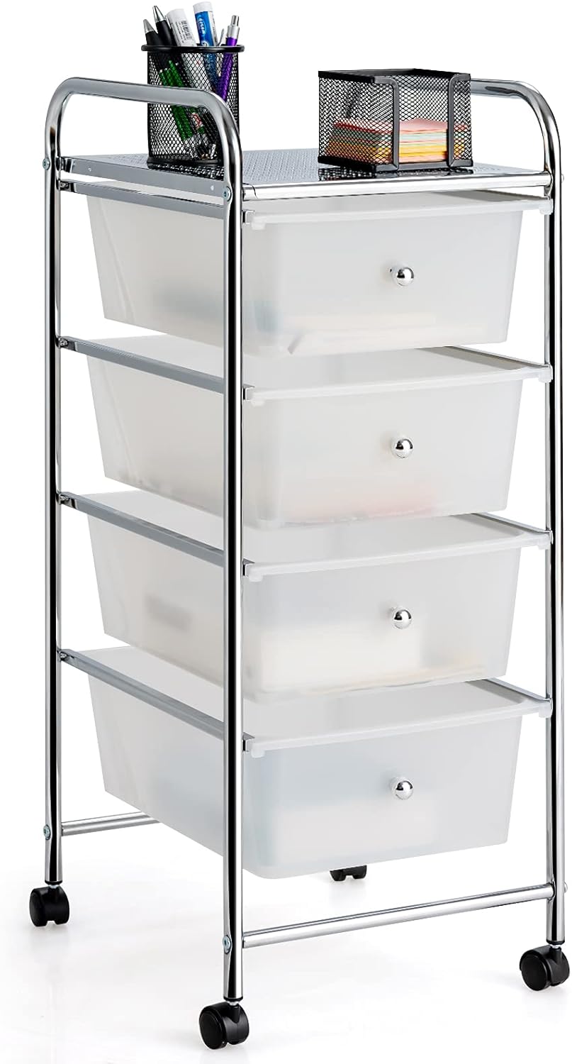 4 Drawer Rolling Storage Cart K52638