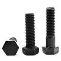 1 1/8 inch-7 x 10 inch Coarse Thread Grade 8 Hex Cap Screw Alloy Steel Black Oxide Pk 12 Q980198