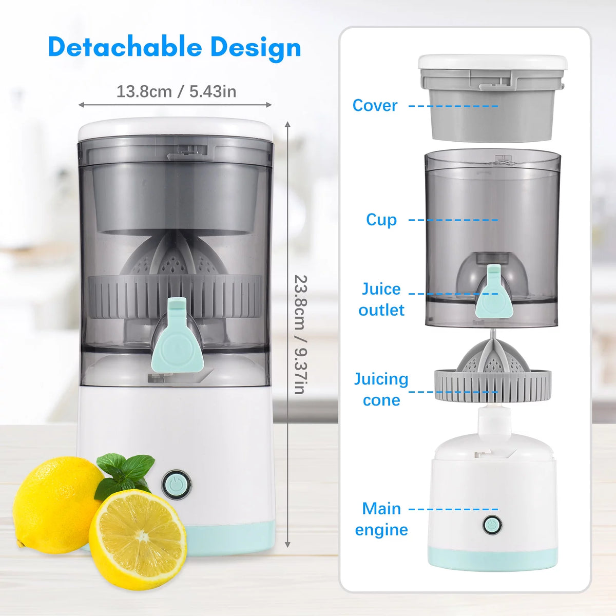 USB-Powered Electric Citrus Juicer P717