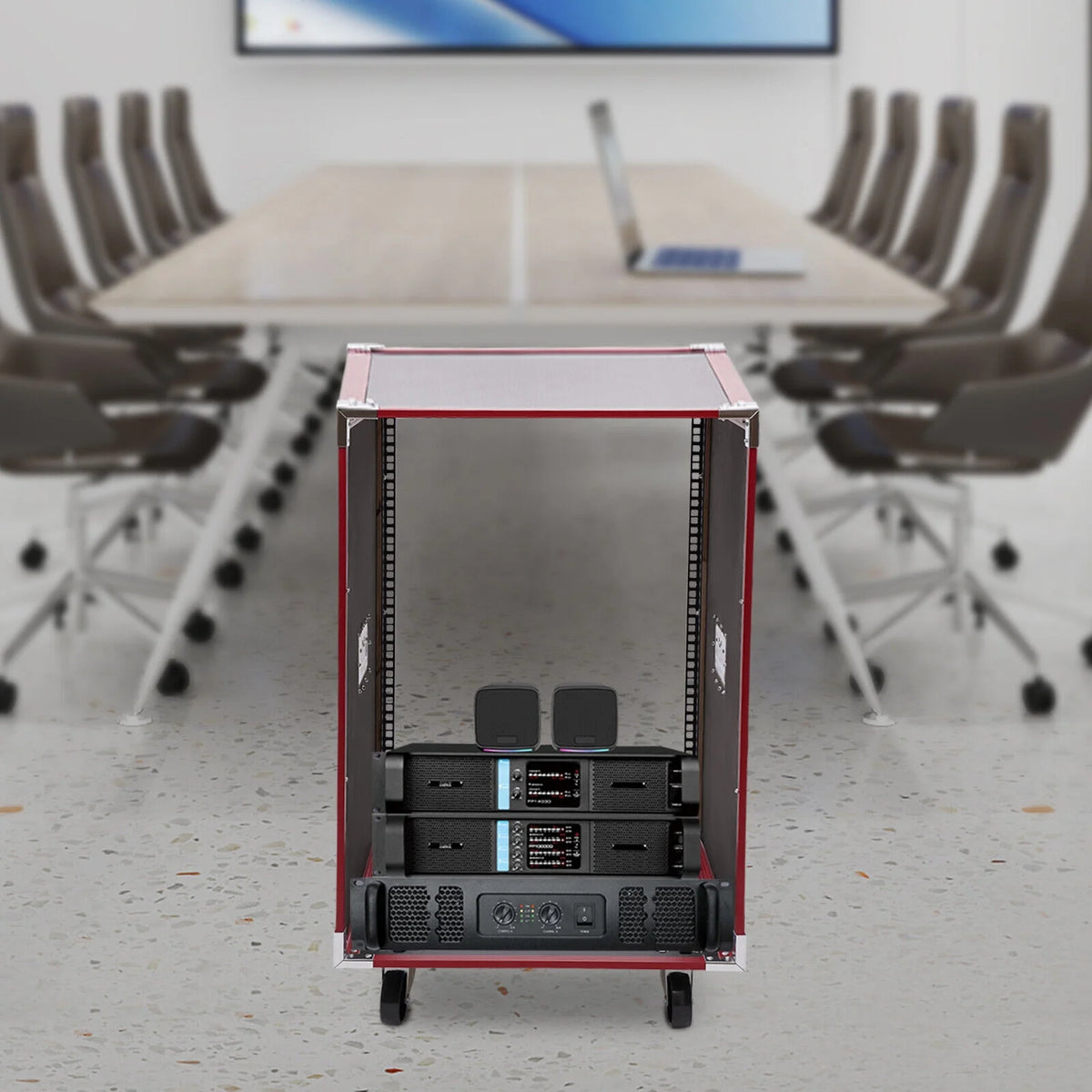 16U Network Server Cabinet with Wheels I741