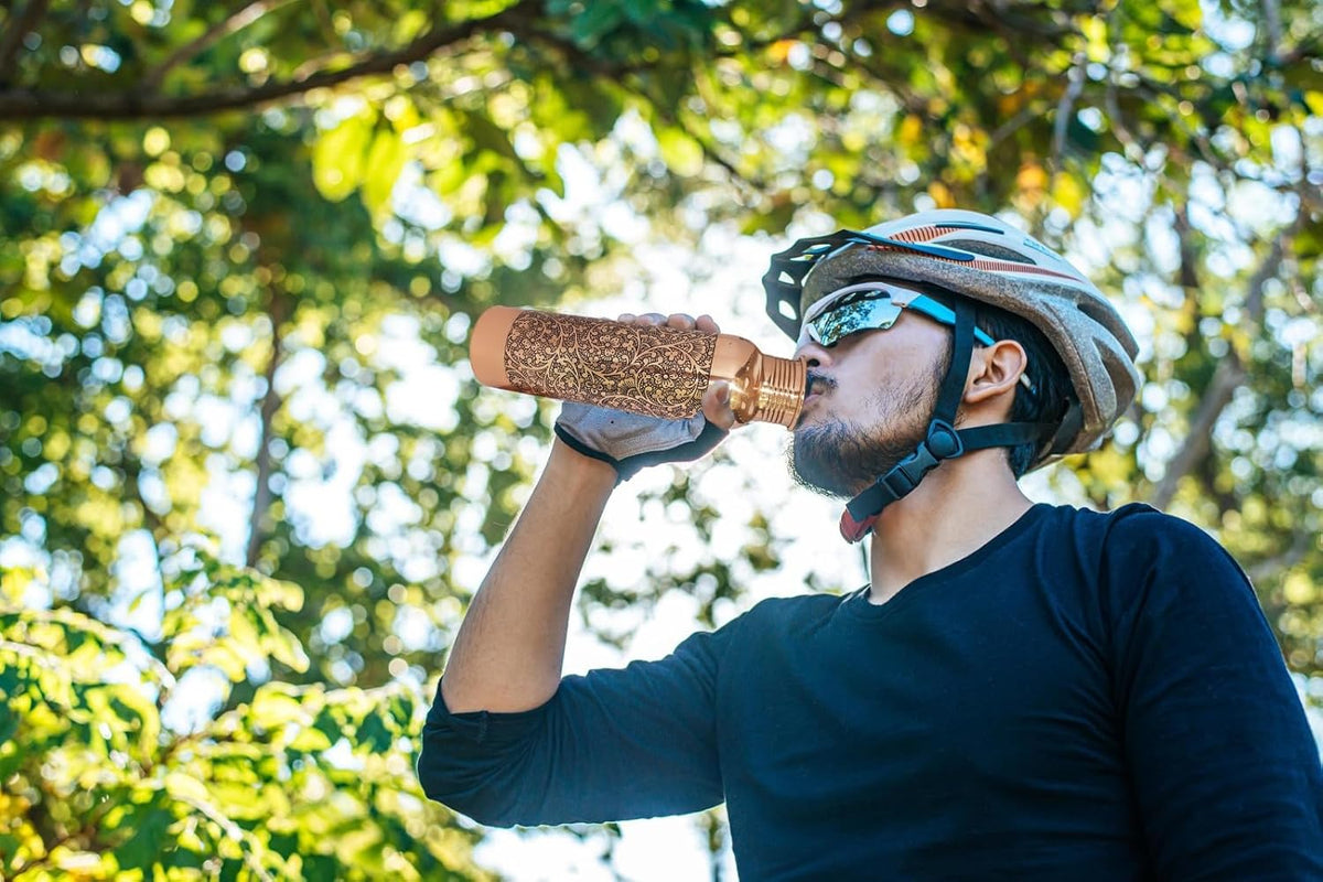 34oz Leak Proof Copper Water Bottle T3763