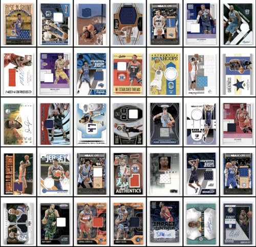 25 Cards Basketball Sports Card Mystery Pack with Autograph or Relic Cards W199712