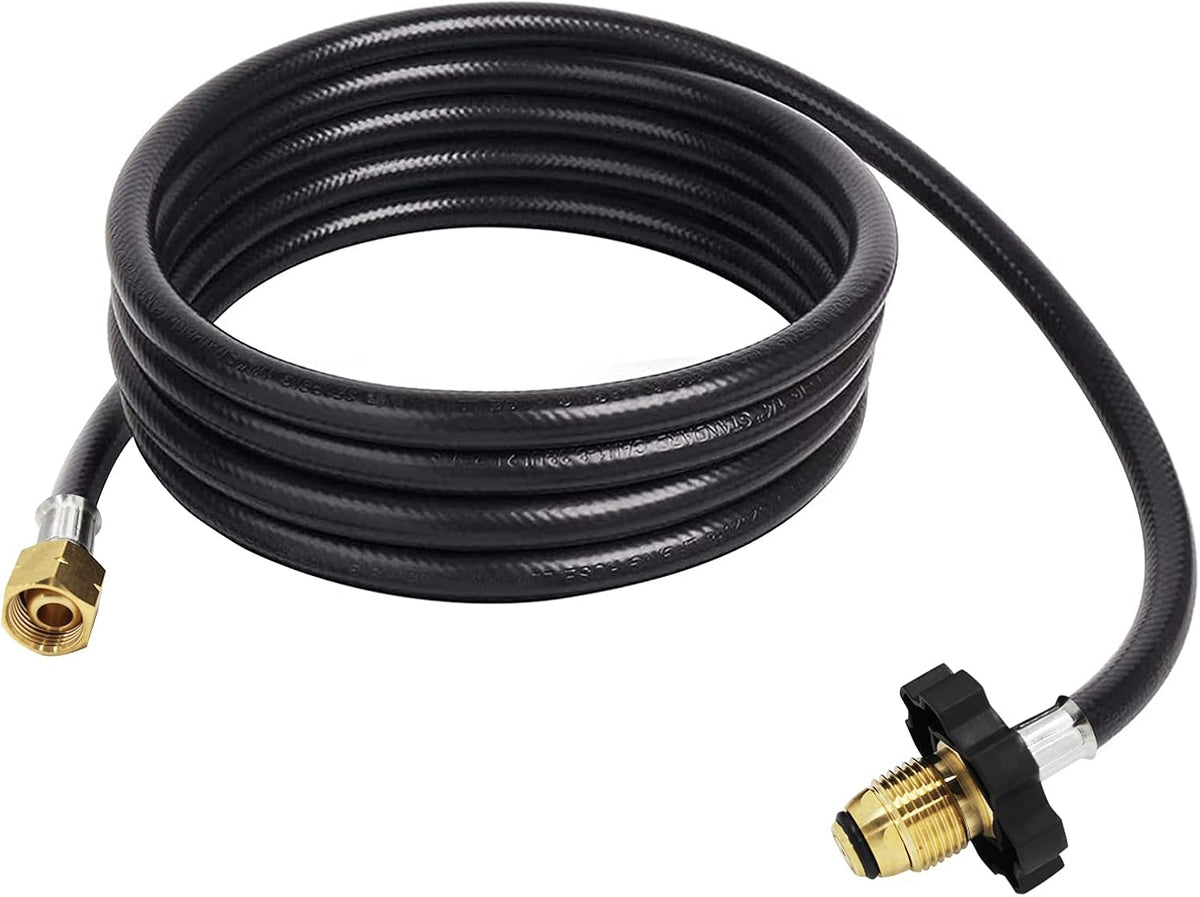 350PSI Soft Nose P.O.L Valve with 12 Feet Propane Weed Burner Torch Hose Adapter F652