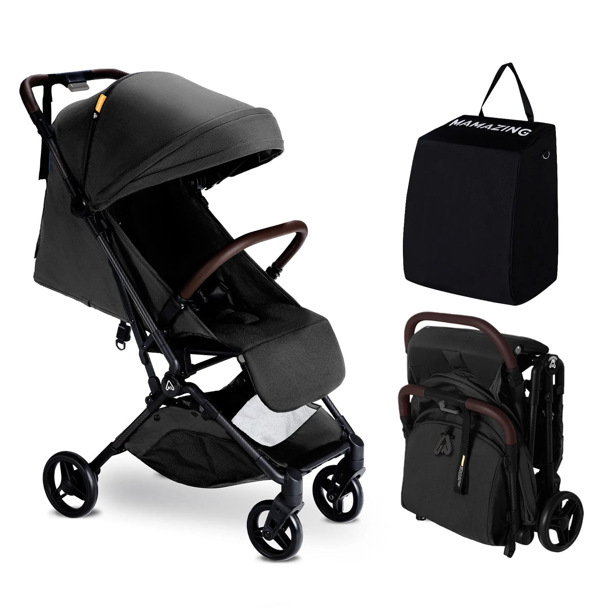 11.5 lb Ultra Light Weight Foldable Carbon Fiber Baby Travel Compact Stroller L9714