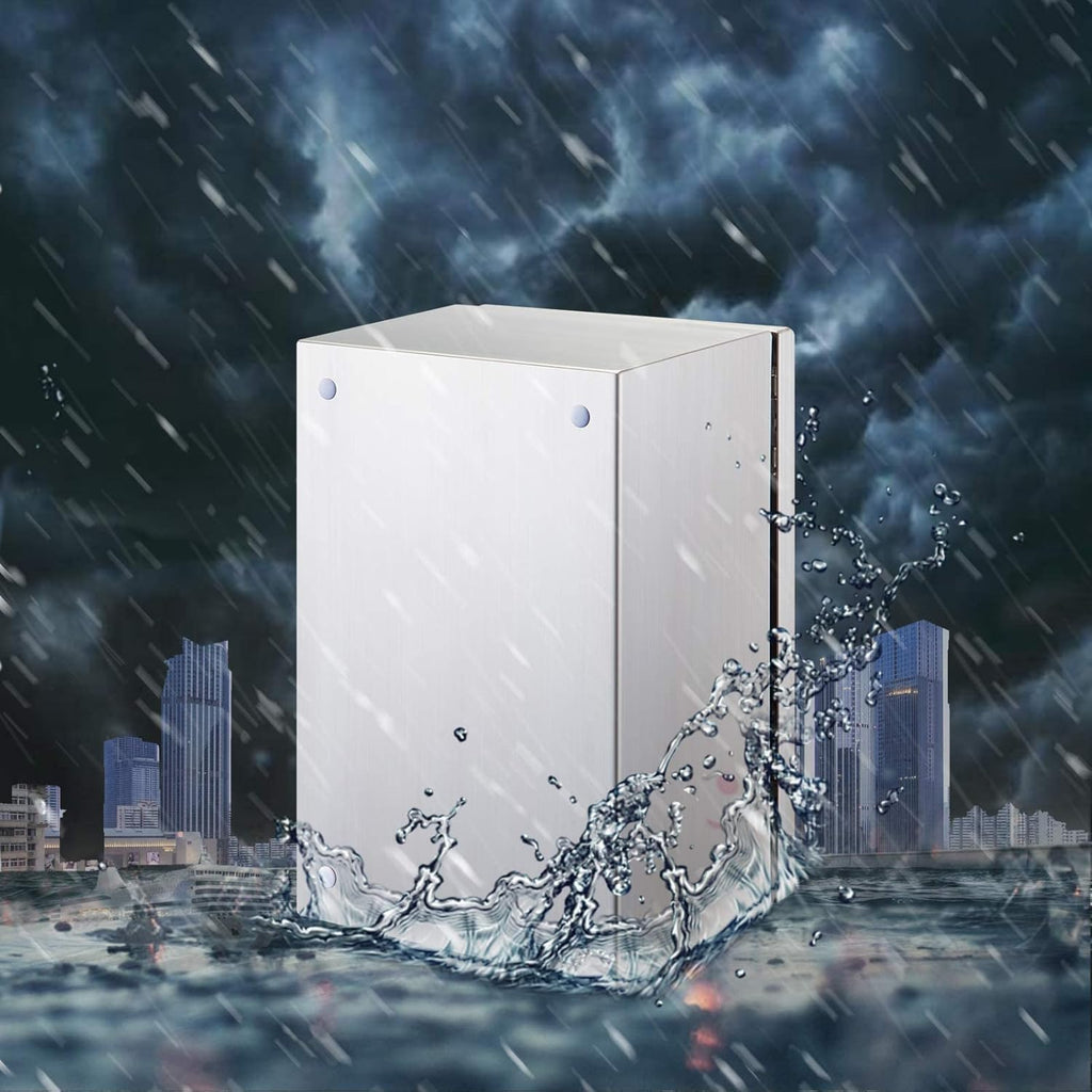 10 x 8 x 4'' NEMA 4X Steel Electrical Enclosure D74562