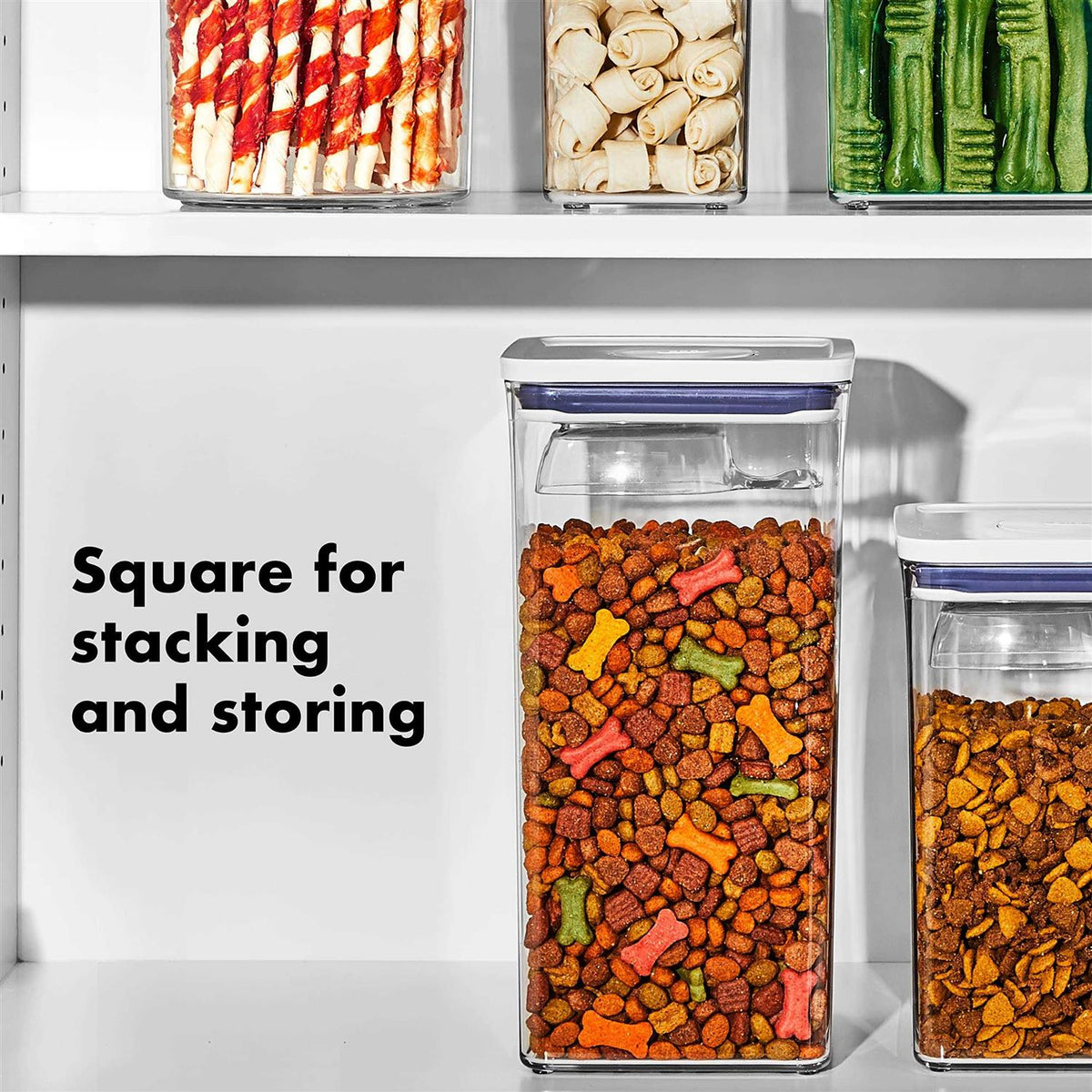 Pet POP Container with Scoop P562