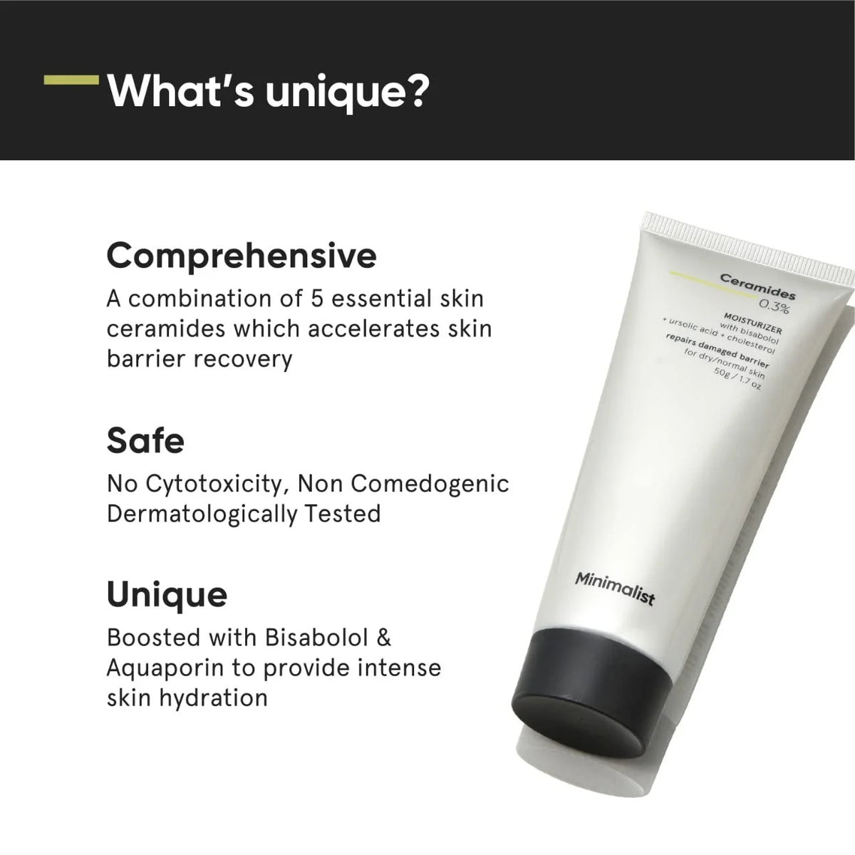 0.3% Ceramide Moisturizing Cream, 50g U3017