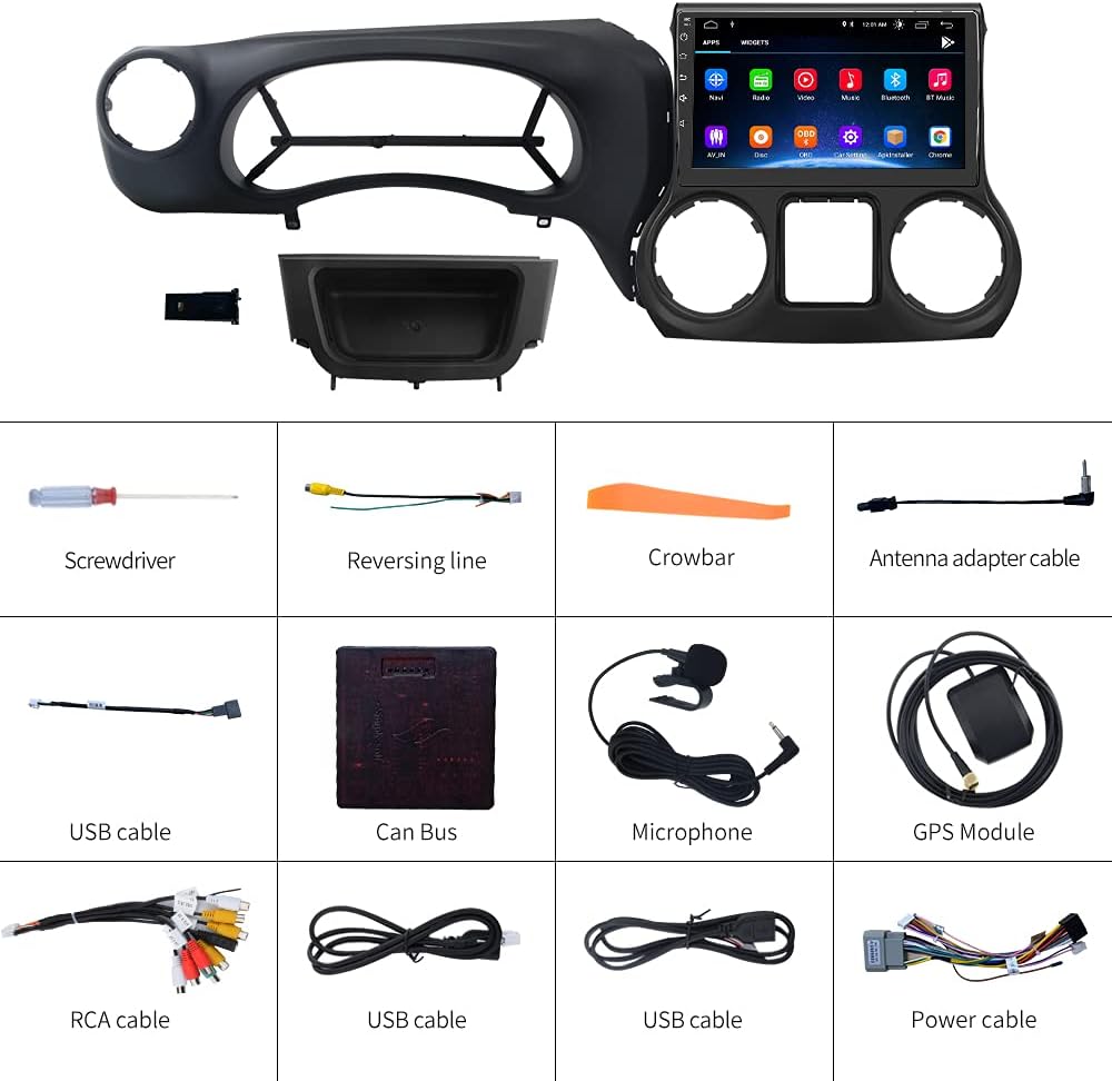 10 inch Touch Screen Car Radio Stereo O47346