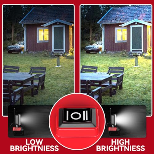 Portable LED Work Light 60W 6000LM Cordless Flood Lights V811