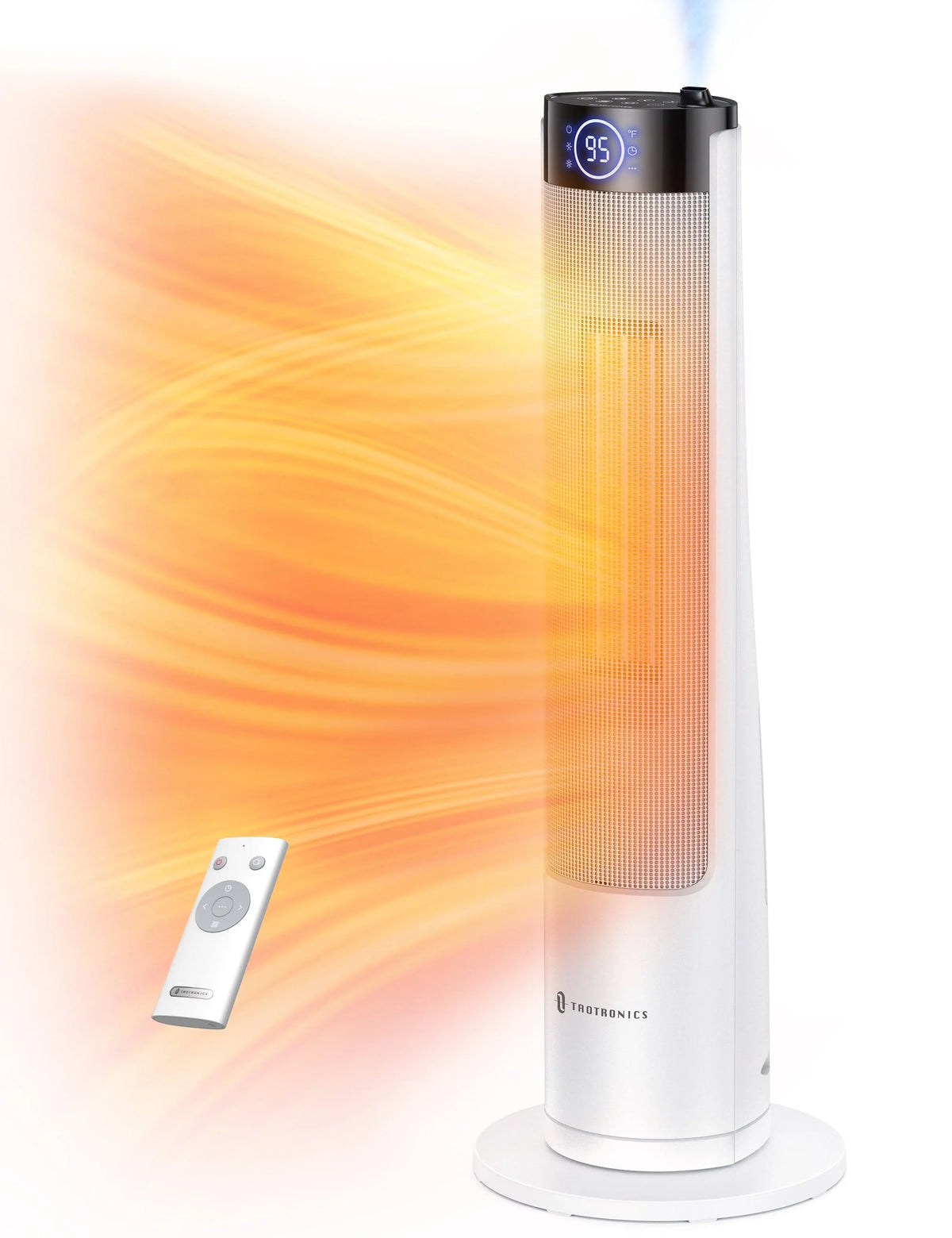 2-in-1 Tower Space Heater Humidifier with Adjustable Thermostat D301254