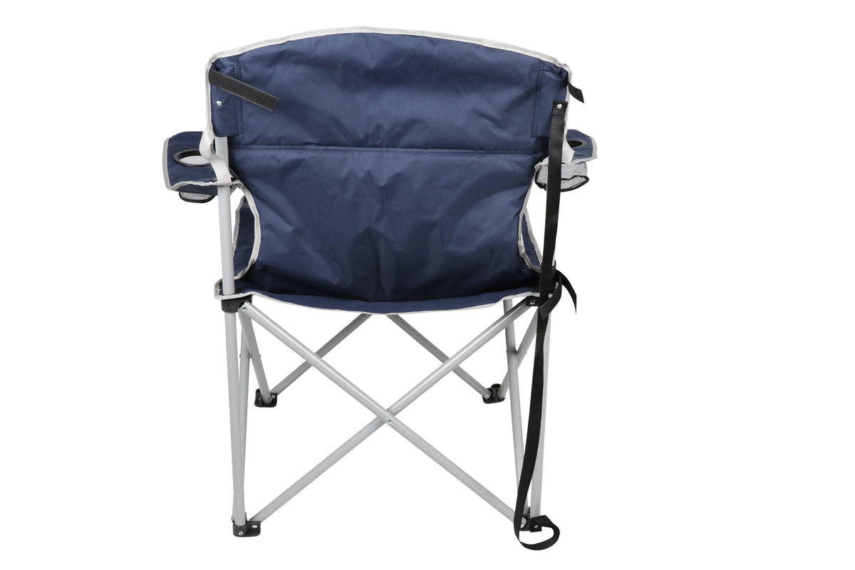 Big and Tall Chair with Cup Holders, Blue U6175