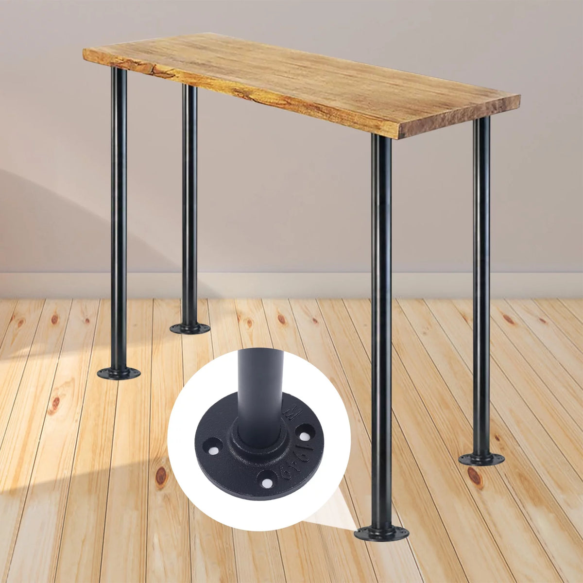 4 PCS 30" Adjustable Metal Desk Legs N1873