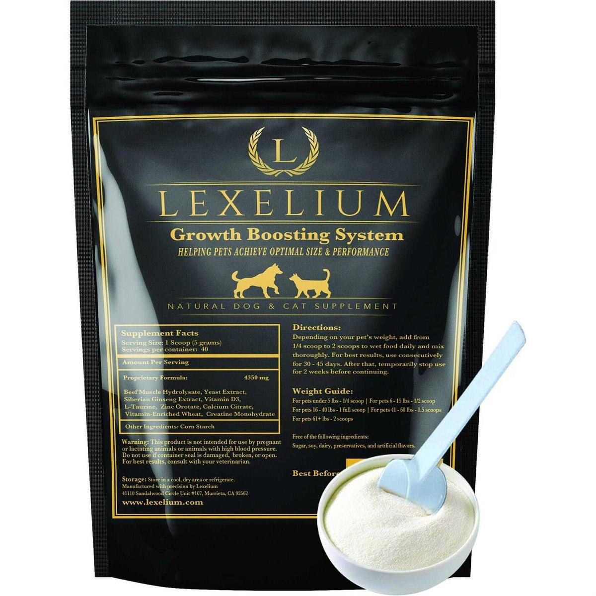 Weight Gainer Supplement for Dogs & Cats F3289