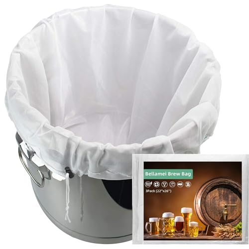 Extra Large Reusable 2 Pack 250 Micron Fine Mesh Brew Bag K996981