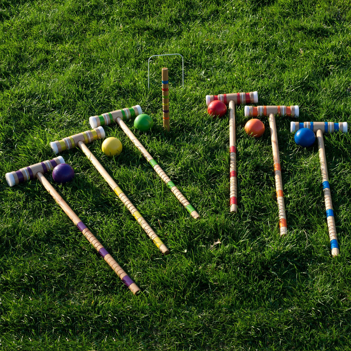 6 Player Croquet Set with Carrying Case L1437