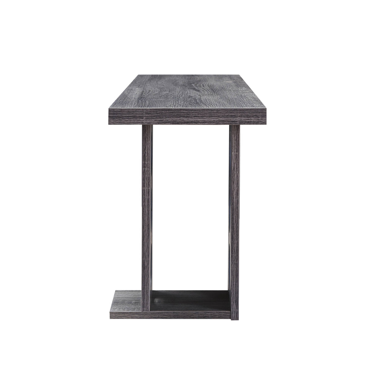 Distressed Grey Floating Wine Rack X1590