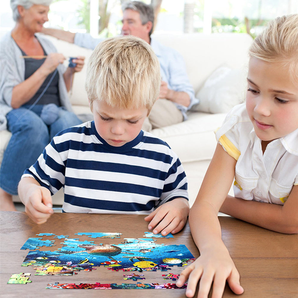 100 Pieces Underwater World Puzzle Educational Toy M94304