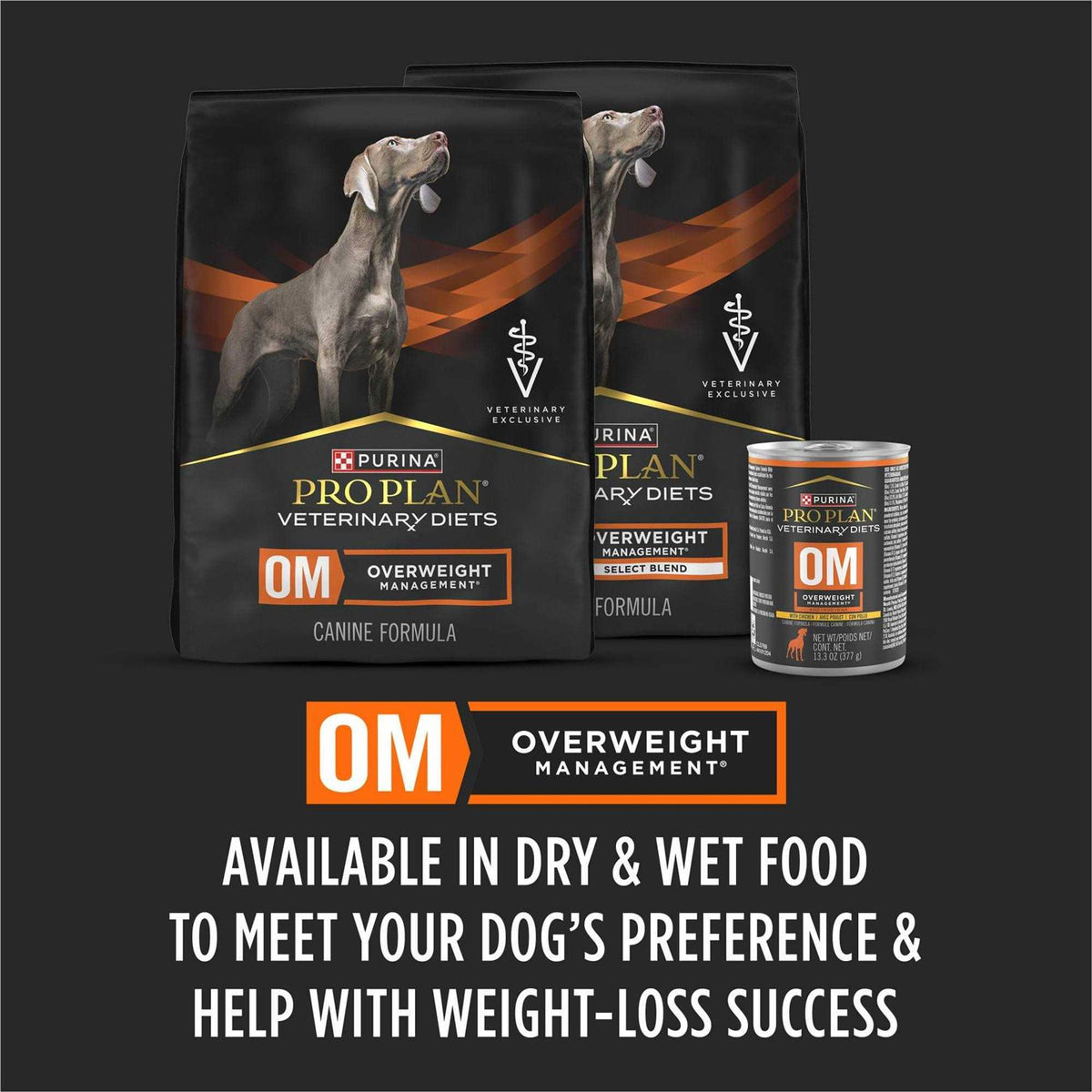 Overweight Management Formula Canned Dog Food B715