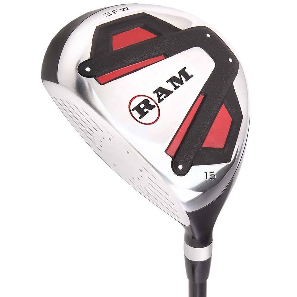 12pc Golf Clubs Set with Graphite Woods and Steel Shaft Irons I57531
