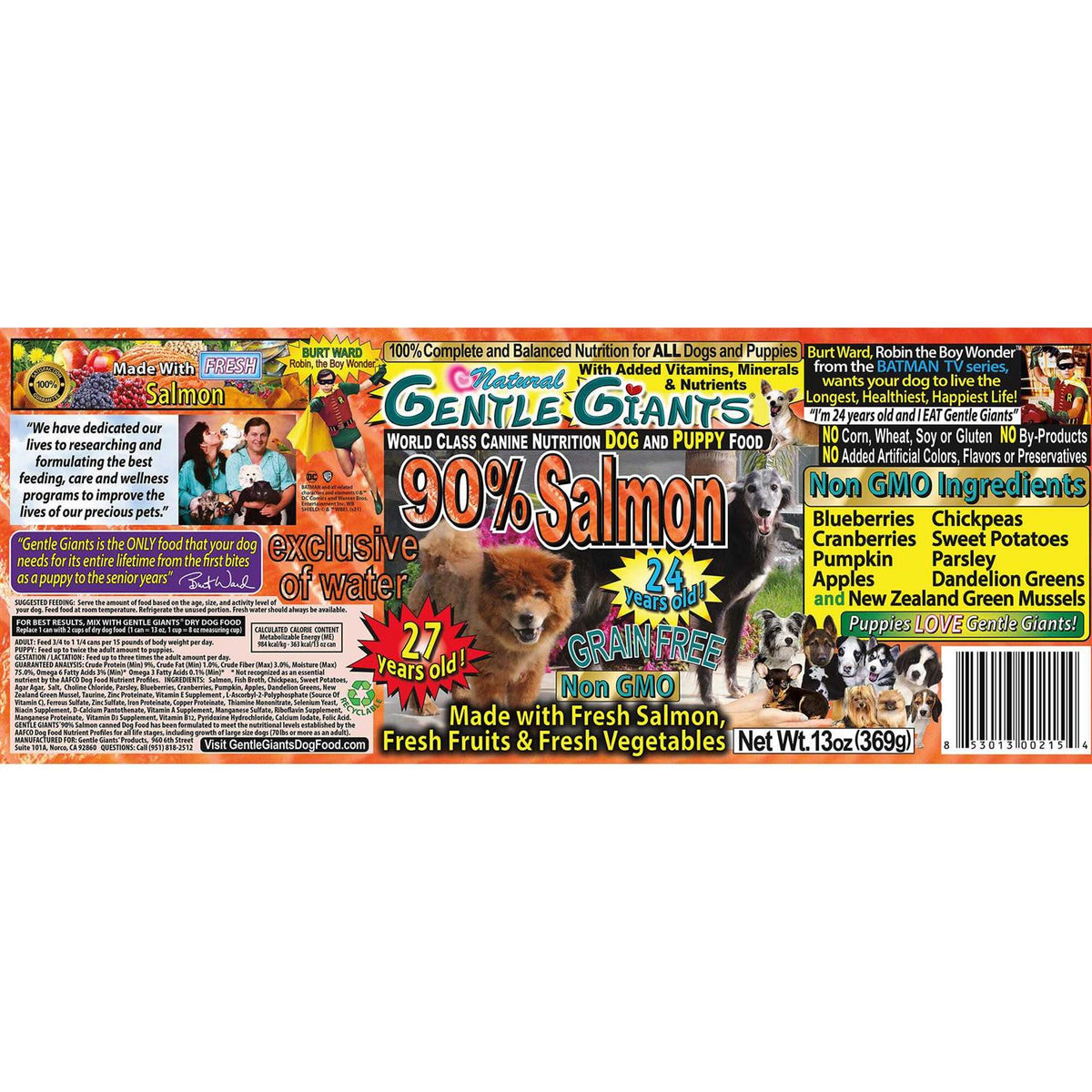 Grain Free 90% Salmon Pet Supplies R7398