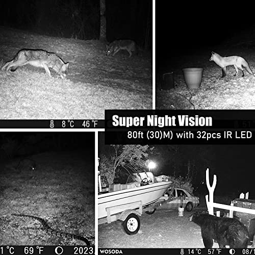 36MP Trail Camera with Night Vision Motion Activated Waterproof E577