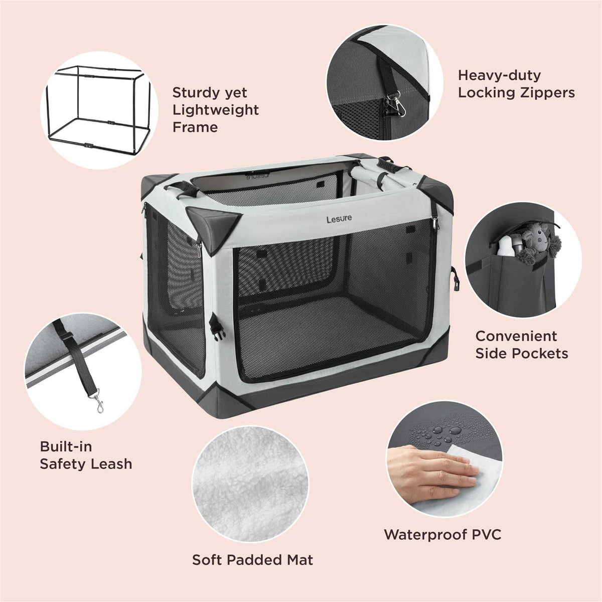 Collapsible Dog Crate D810528