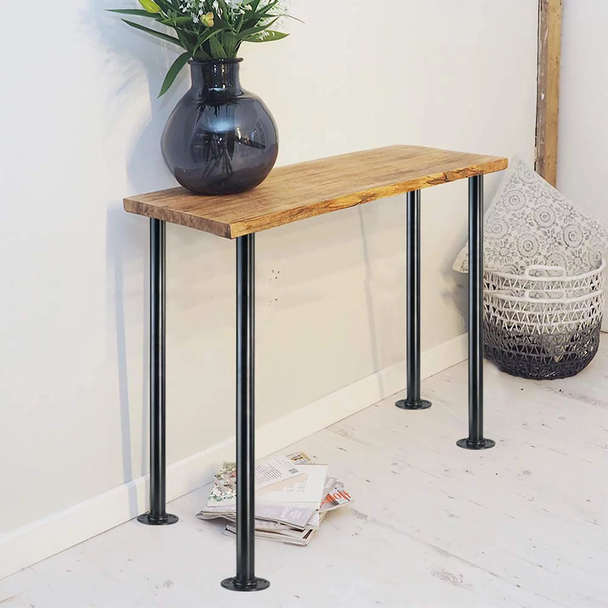 4 PCS 30" Adjustable Metal Desk Legs N1873