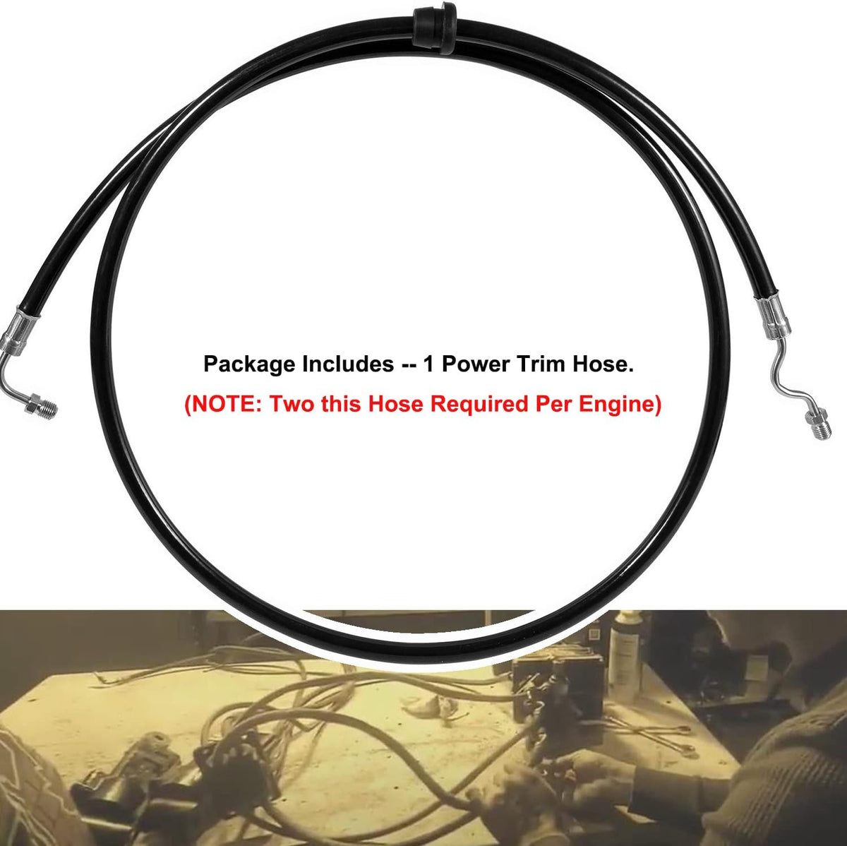 1/8" Small Diameter Power Trim Hose Pack of 2 S354