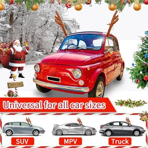 Car Antler and Nose Kit Decoration Set J565