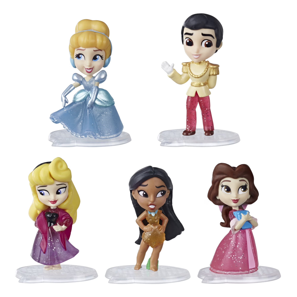 5 Pieces Disney Princess Doll Playset E760