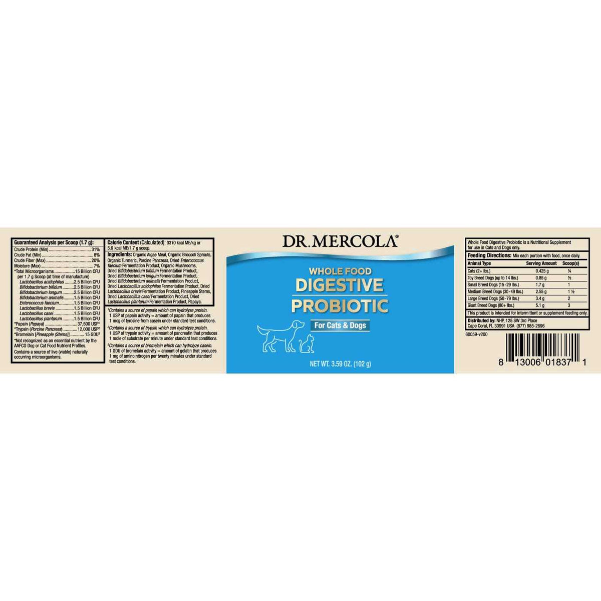 Whole Food Digestive Probiotic X21495