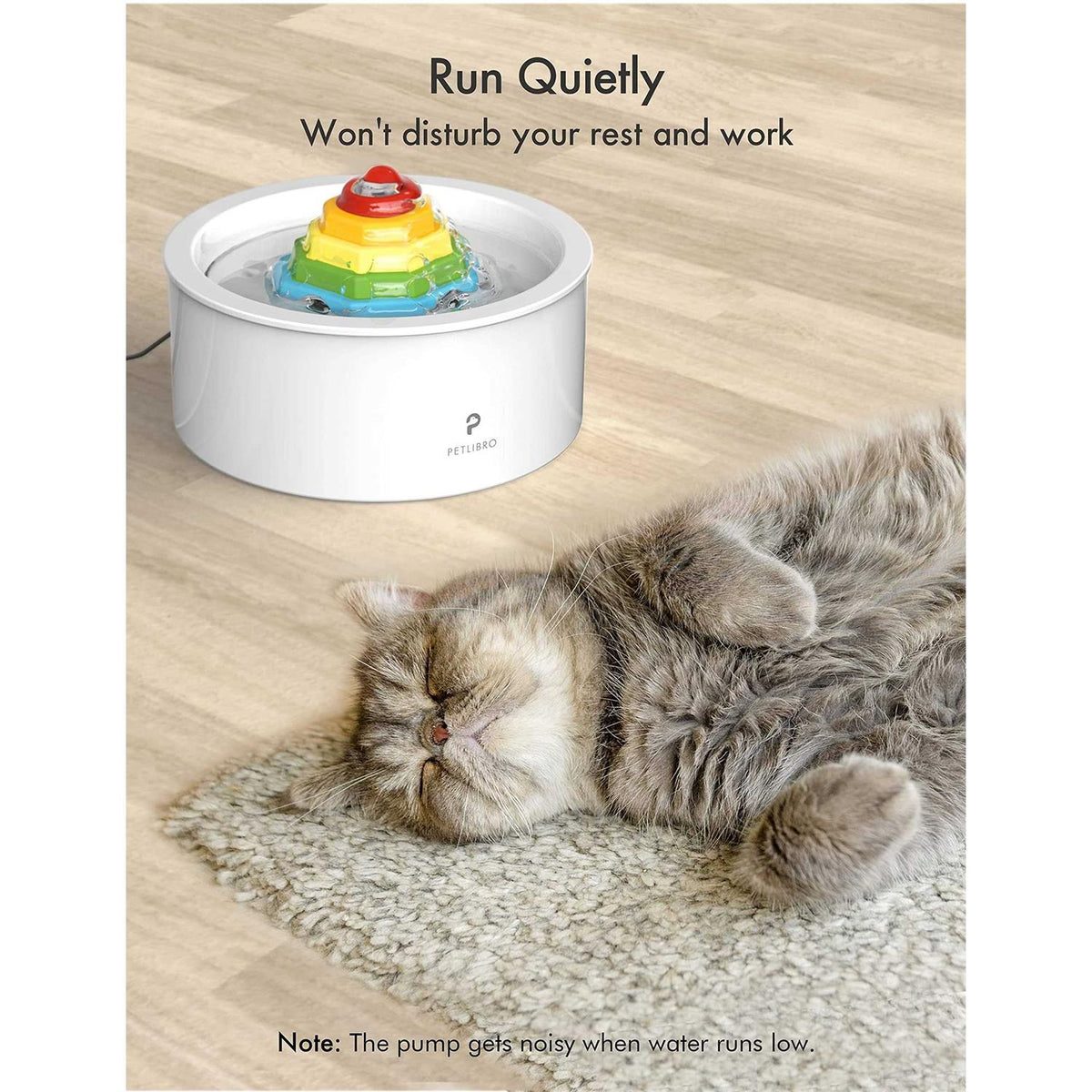 Ceramic Cat Water Fountain 50oz 1.5L I791258