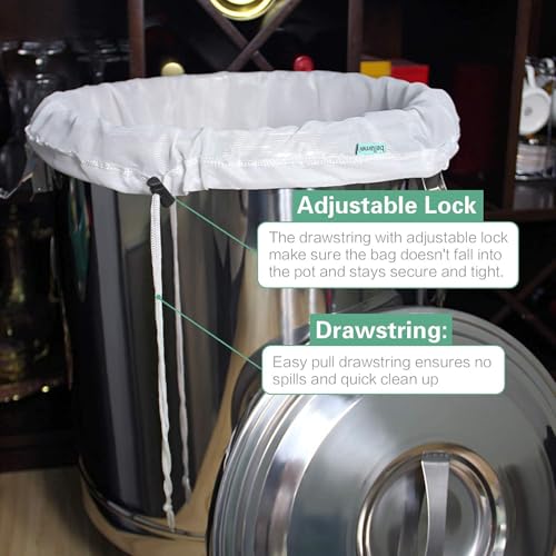 Extra Large Reusable 2 Pack 250 Micron Fine Mesh Brew Bag K996981