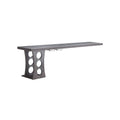 Distressed Grey Floating Wine Rack X1590