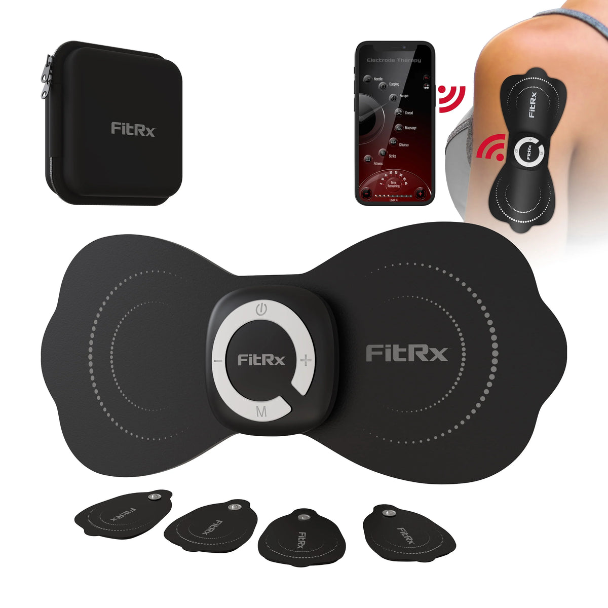 Handheld Deep Tissue Percussion Massager with TENS Unit W6626