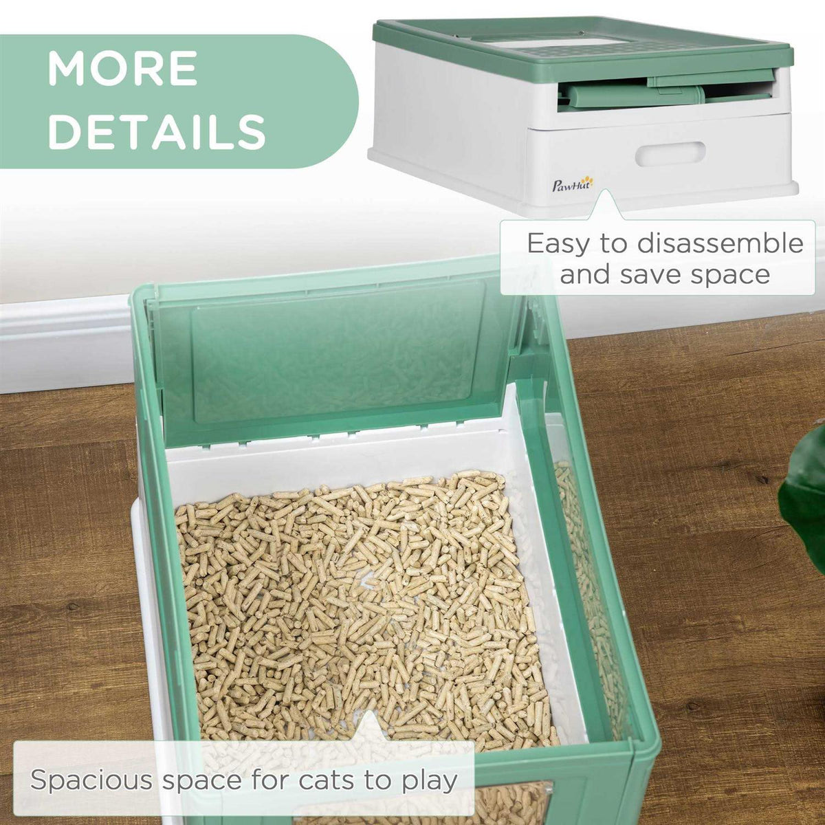 Fully Enclosed Cat Litter Box R25274