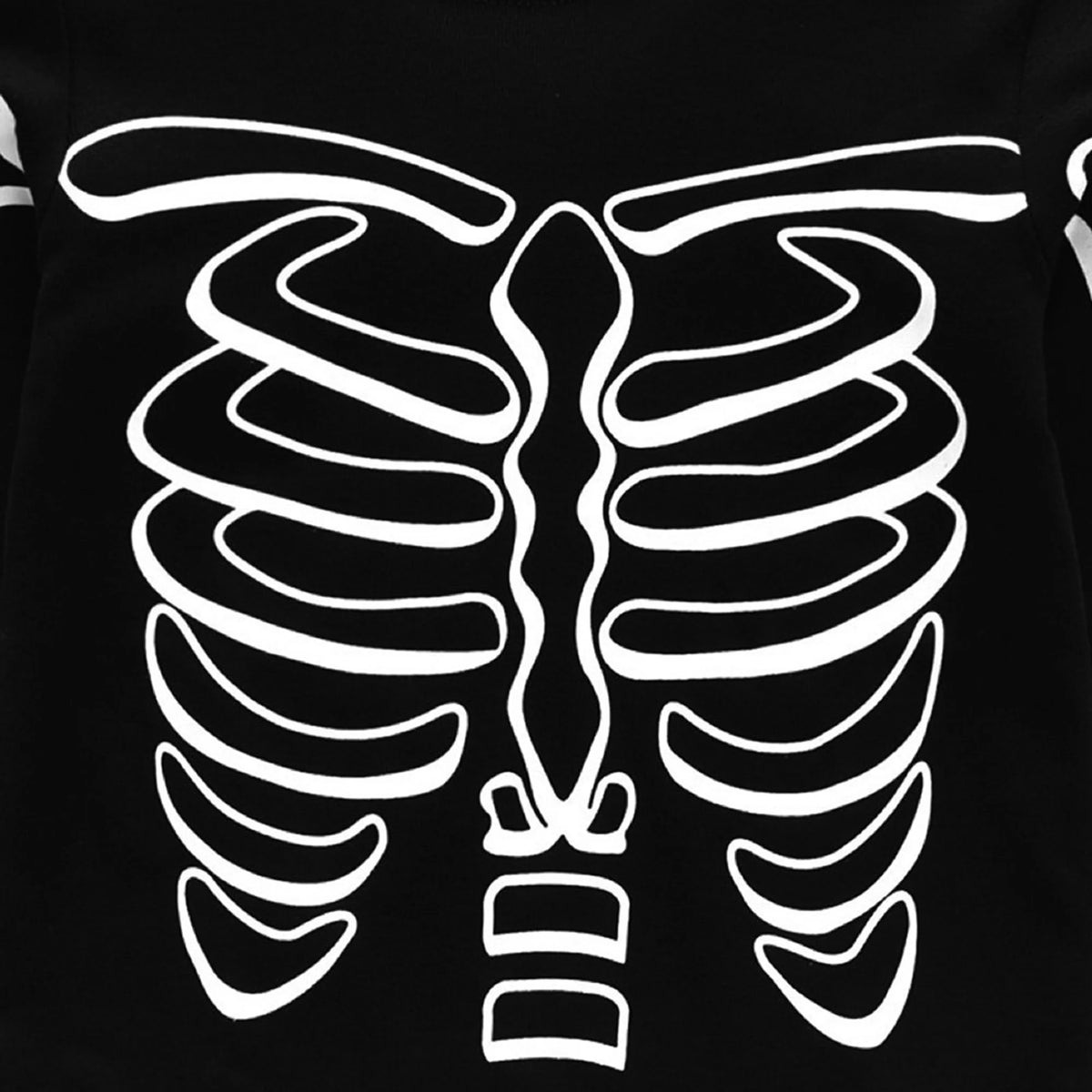Halloween Glowing Skeleton Boys Pajamas Set 10T R136