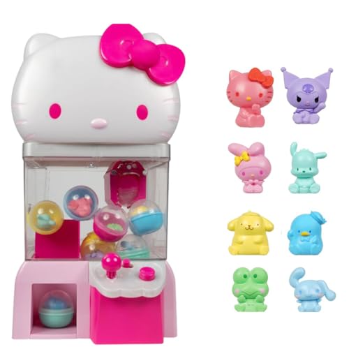 Hello Kitty and Friends 12” Claw Machine with 8 Collectible Mini Figures D125568