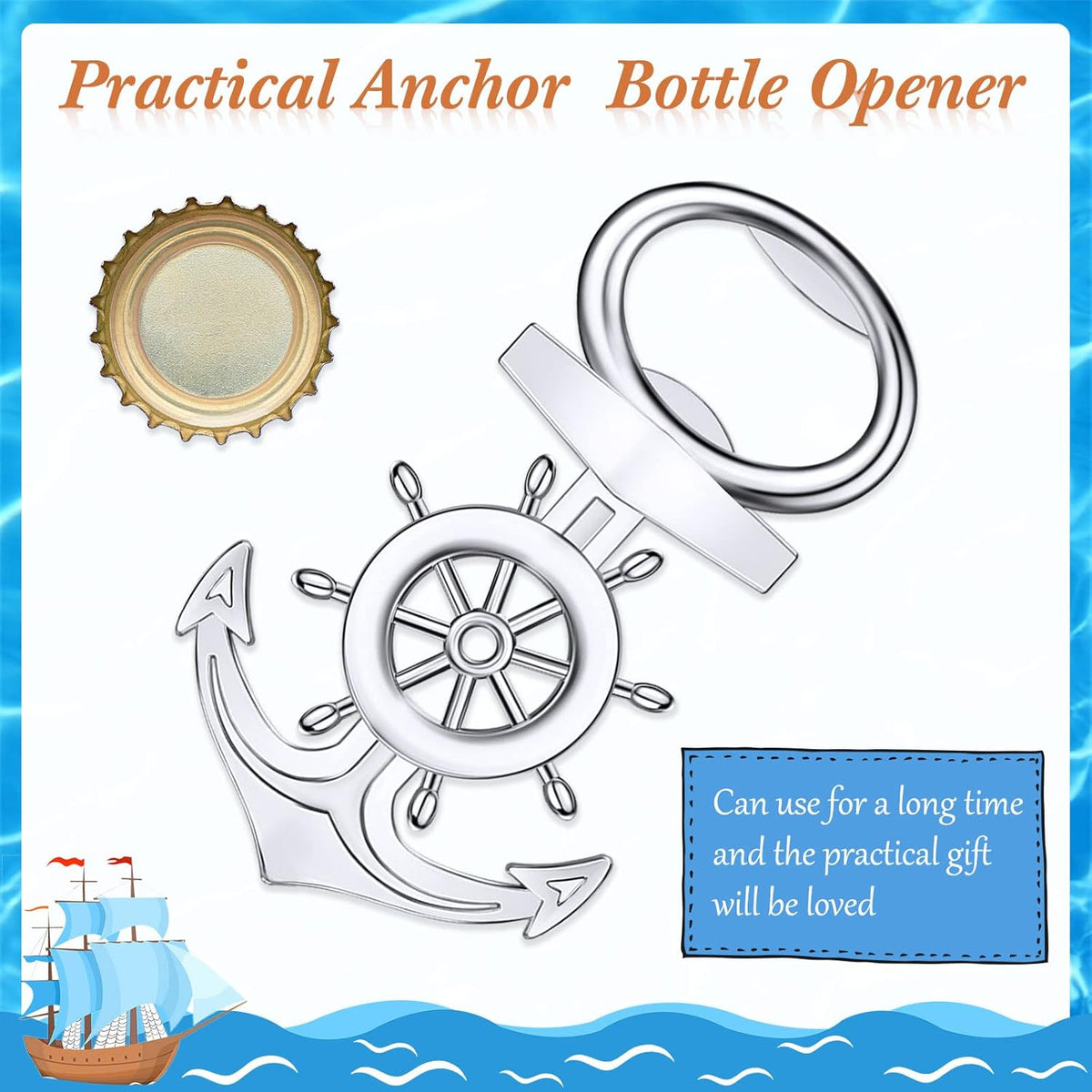 Nautical Anchor Bottle Opener T407533